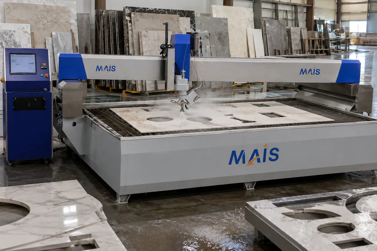 ceramic & sintered stone waterjet project
