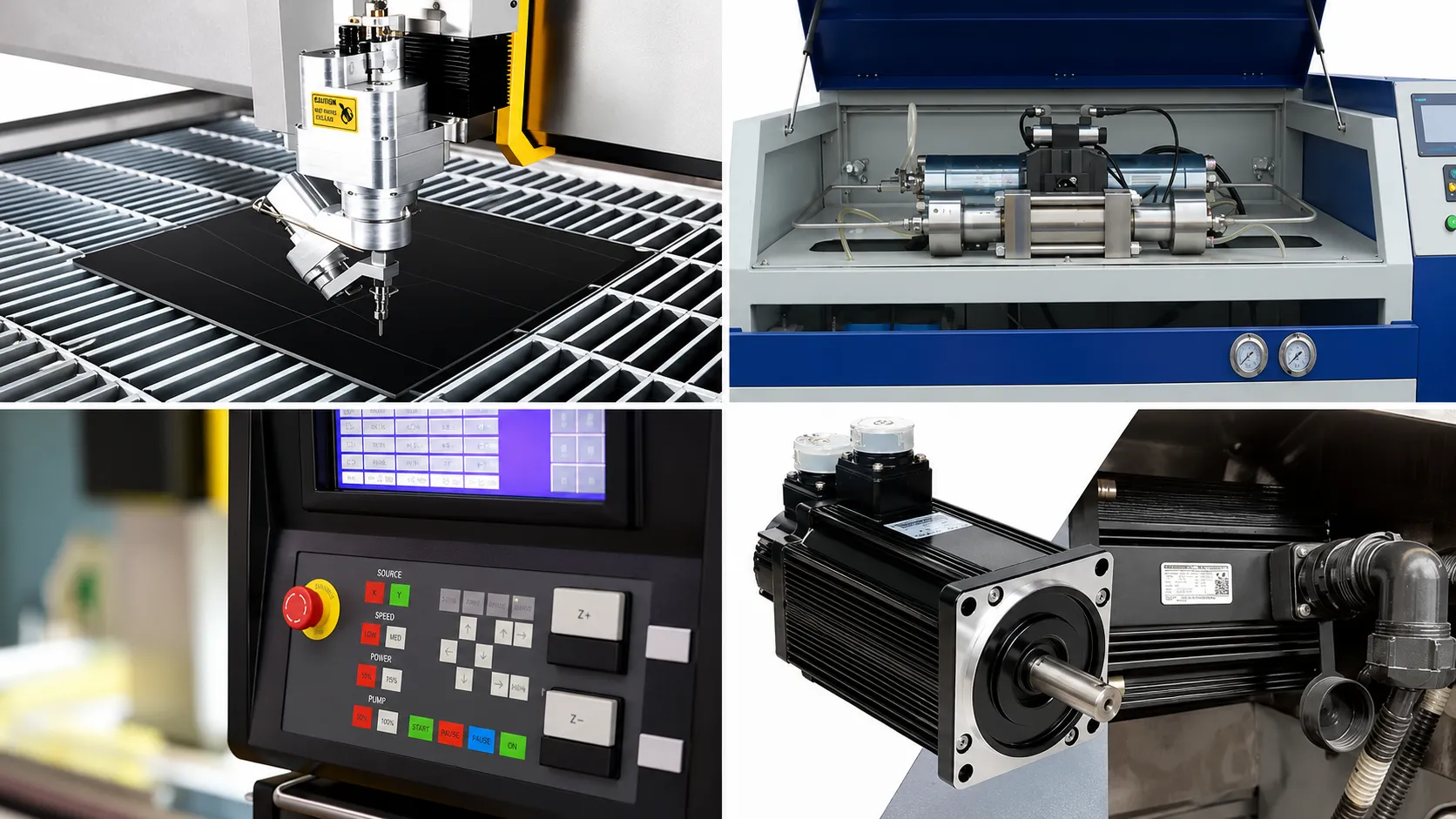 water jet cutting machine brand electrical package.webp