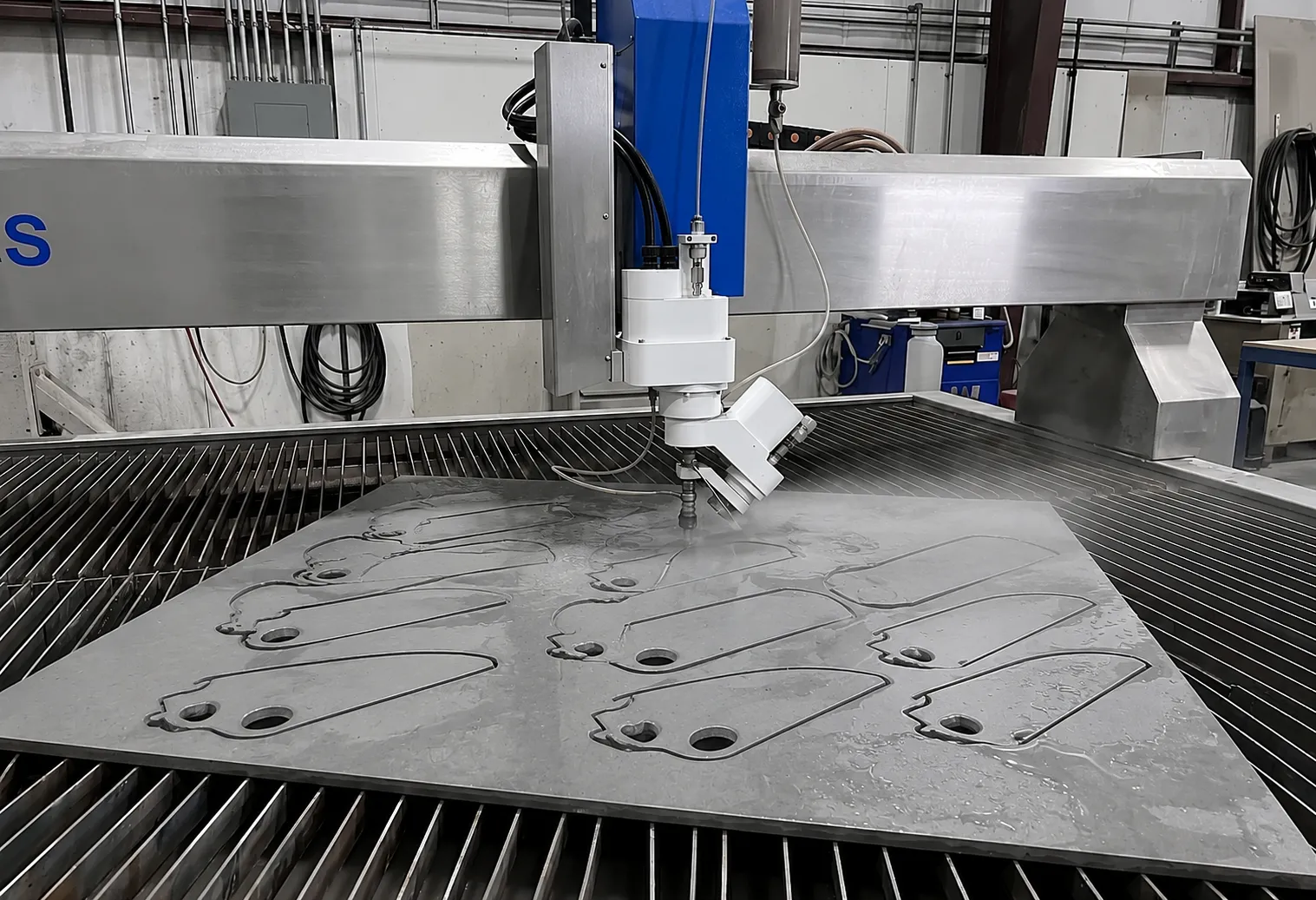 3-axis waterjet cutting machine for metal cutting
