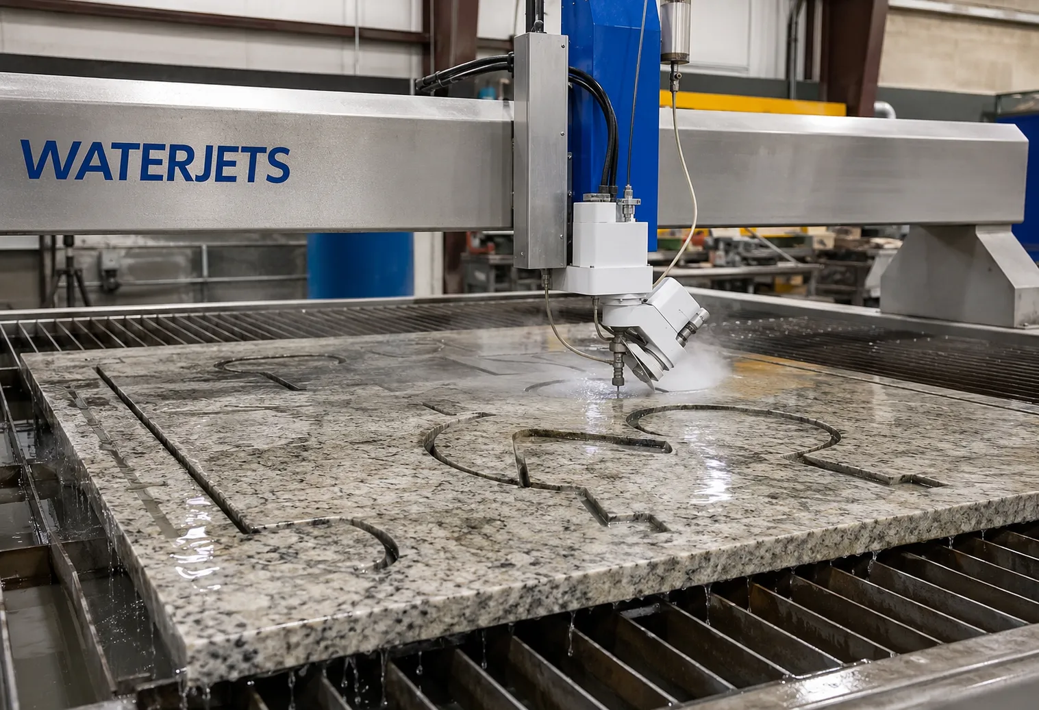 water jet cutting machine stone ceramic sintered stone cutting.webp