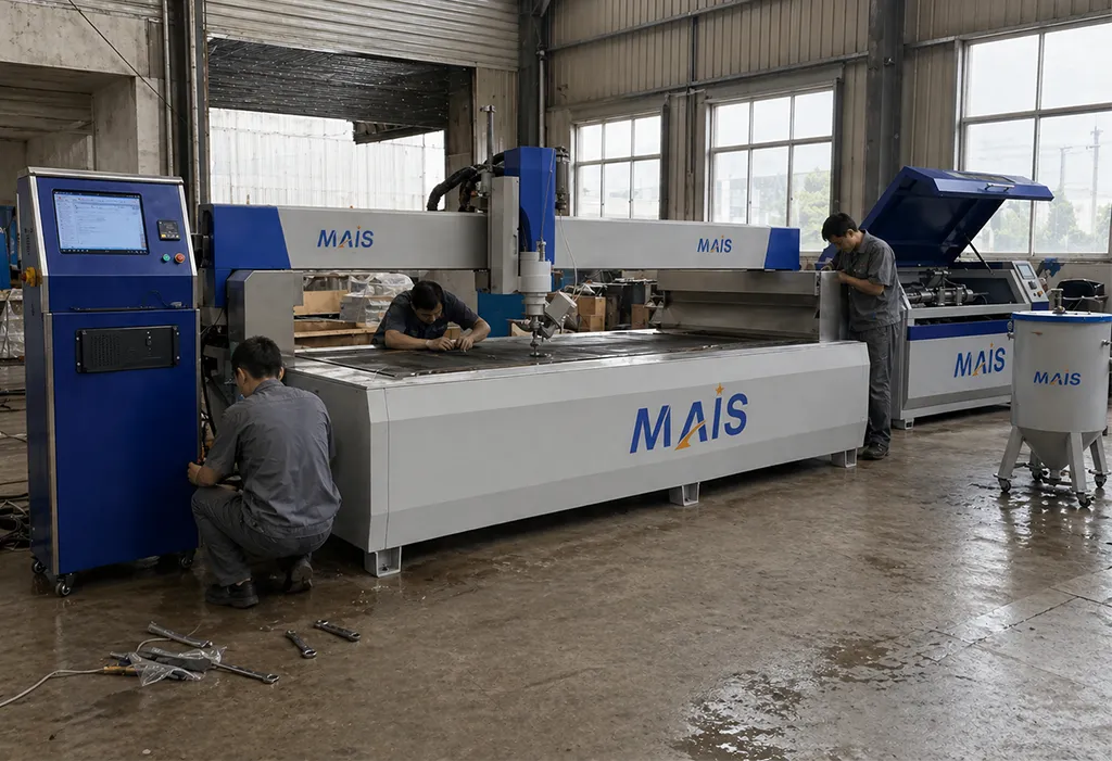 AC 5-axis waterjet cutting machine for 3D contour cutting