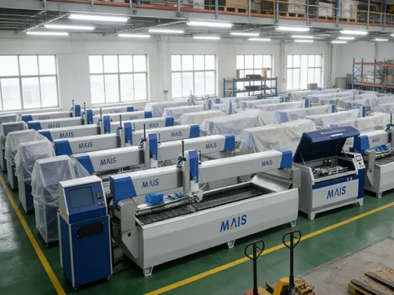 water jet cutting machine for ceramic angled cutting